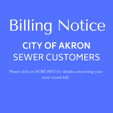 Attention City of Akron Customers