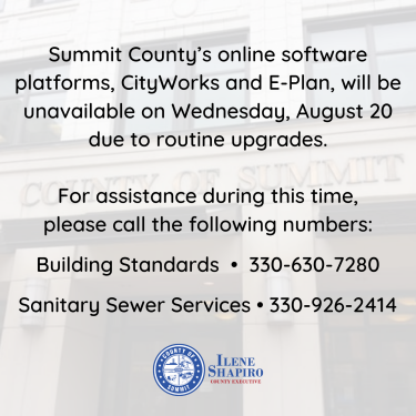 Cityworks & E-Plan offline Wednesday, August 20