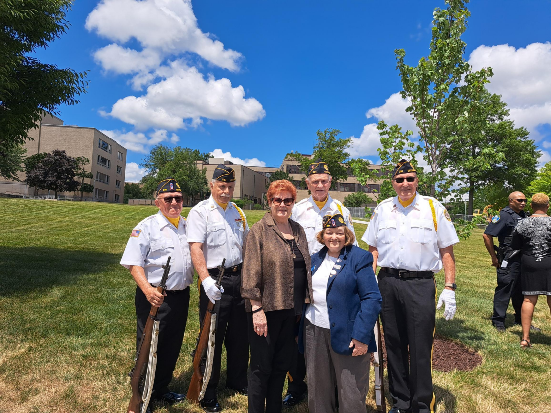 County Executive at Tuskegee Airmen Memorial Tree Plant